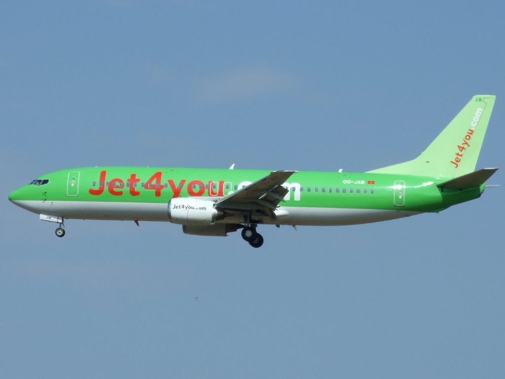 Jet4You,OO-JAR,Brssel,11.4.09
