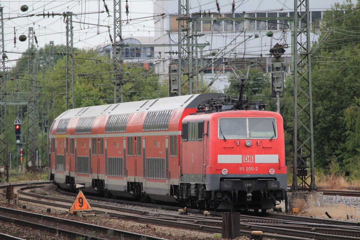 111 200-2 am 26. August 2013 am Heimeranplatz in M�nchen.