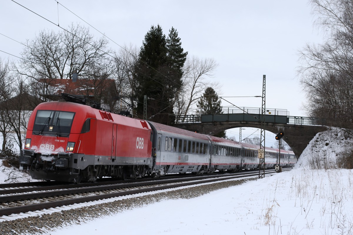 1116 087-8 am 30. Januar 2015 bei �bersee.