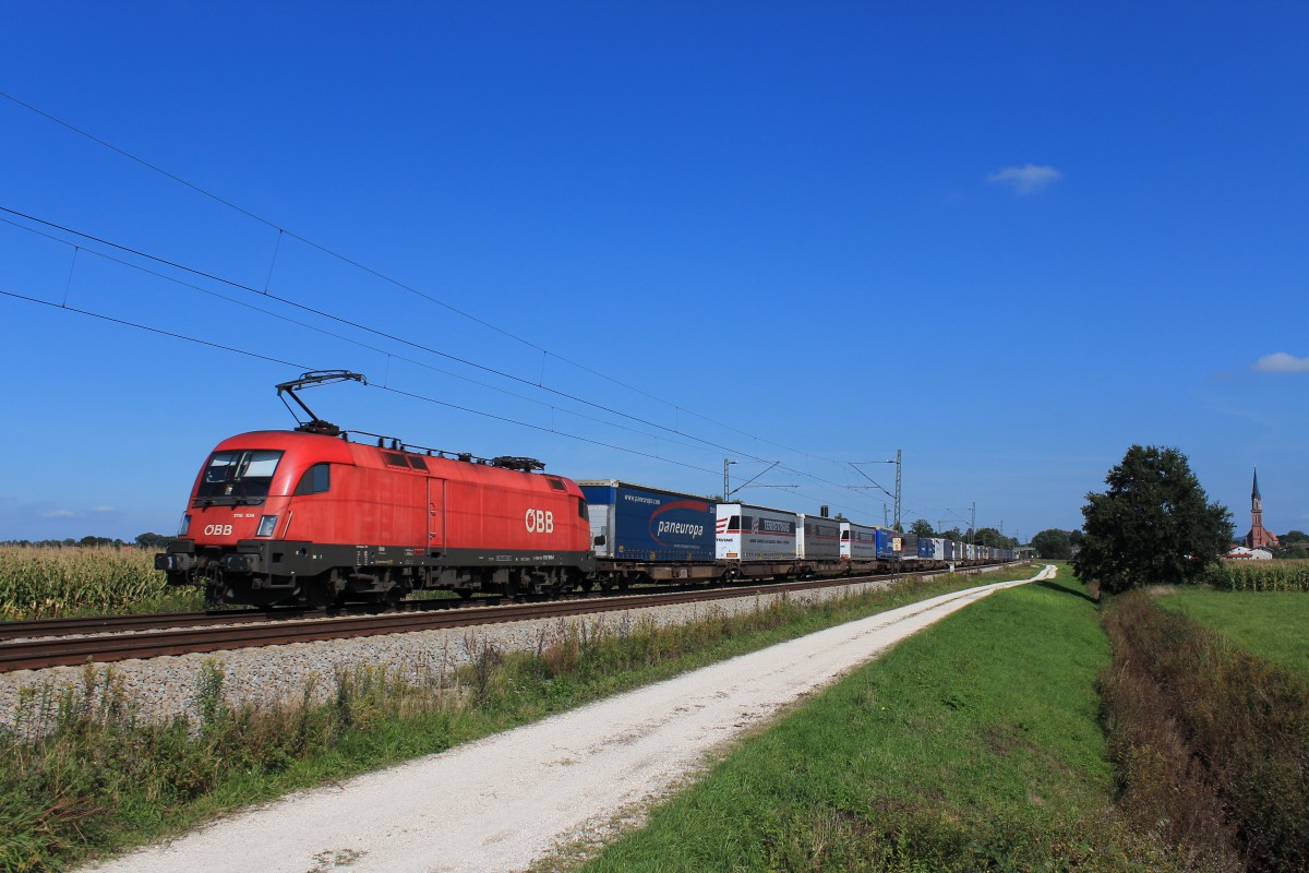 1116 109-0 am 16. September 2012 aus Salzburg kommend bei �bersee am Chiemsee.