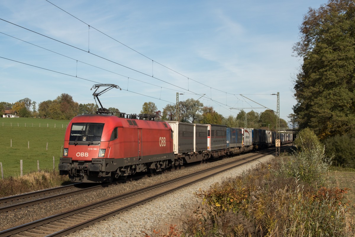 1116 166-0 aus M�nchen kommend am 24. Oktober 2015 bei Vogl.