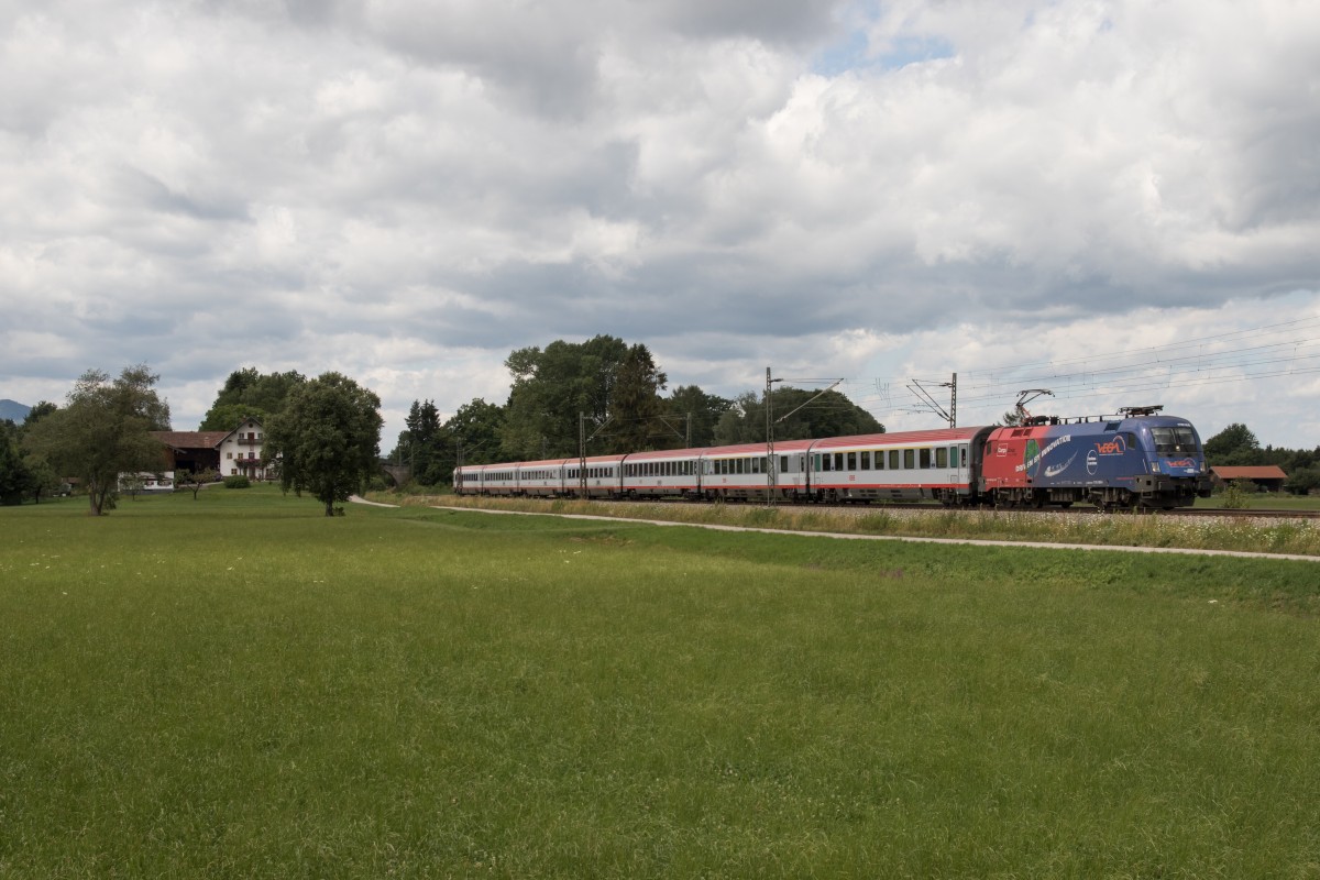 1116 168-6  VEGA-Trans  war am 27. Juli 2015 bei �bersee in Richtung Salzburg unterwegs.