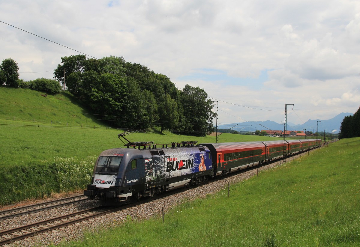 1116 222  Red Bull  am 31. Mai 2014 bei Teisendorf.