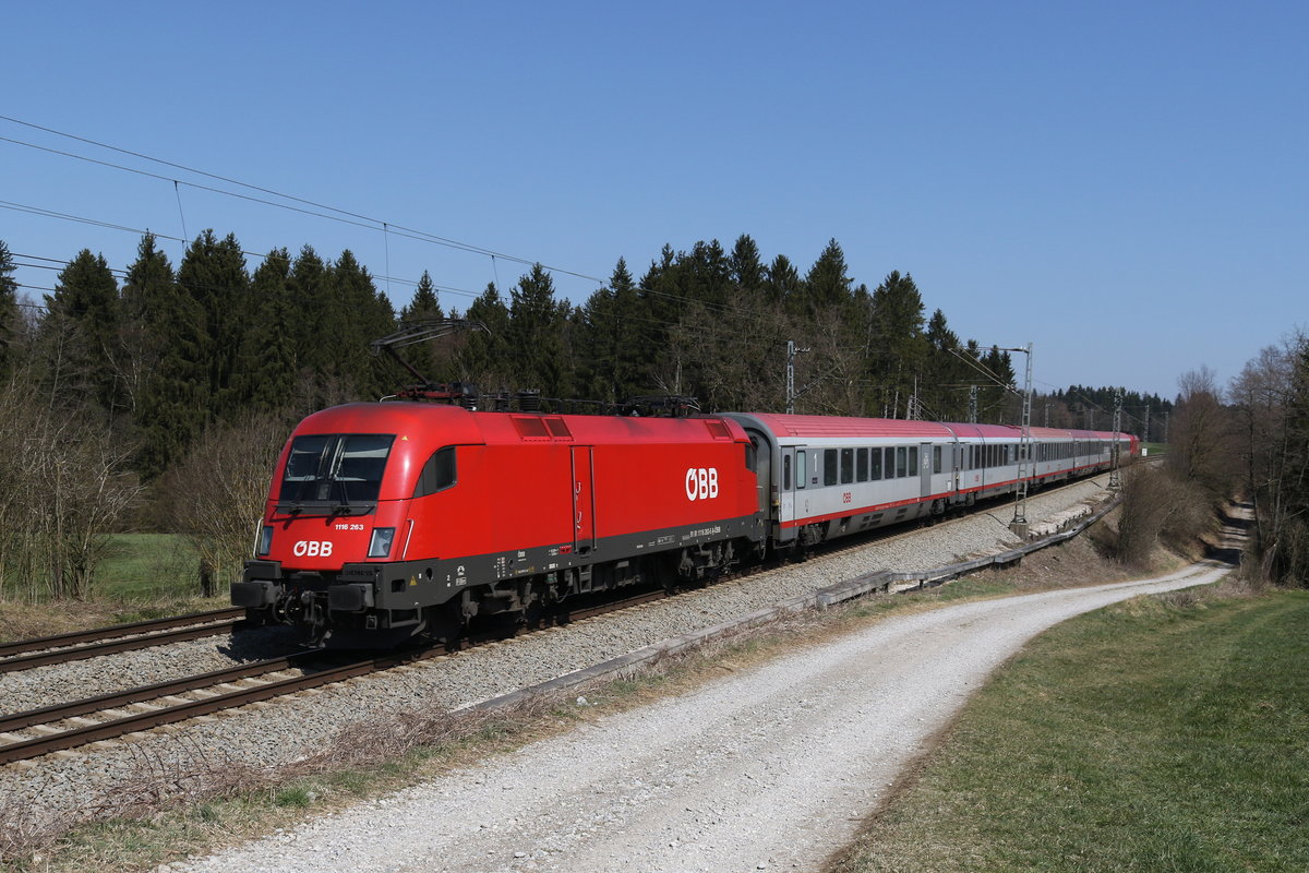1116 263 am 2. April 2020 bei Grabenst�tt.