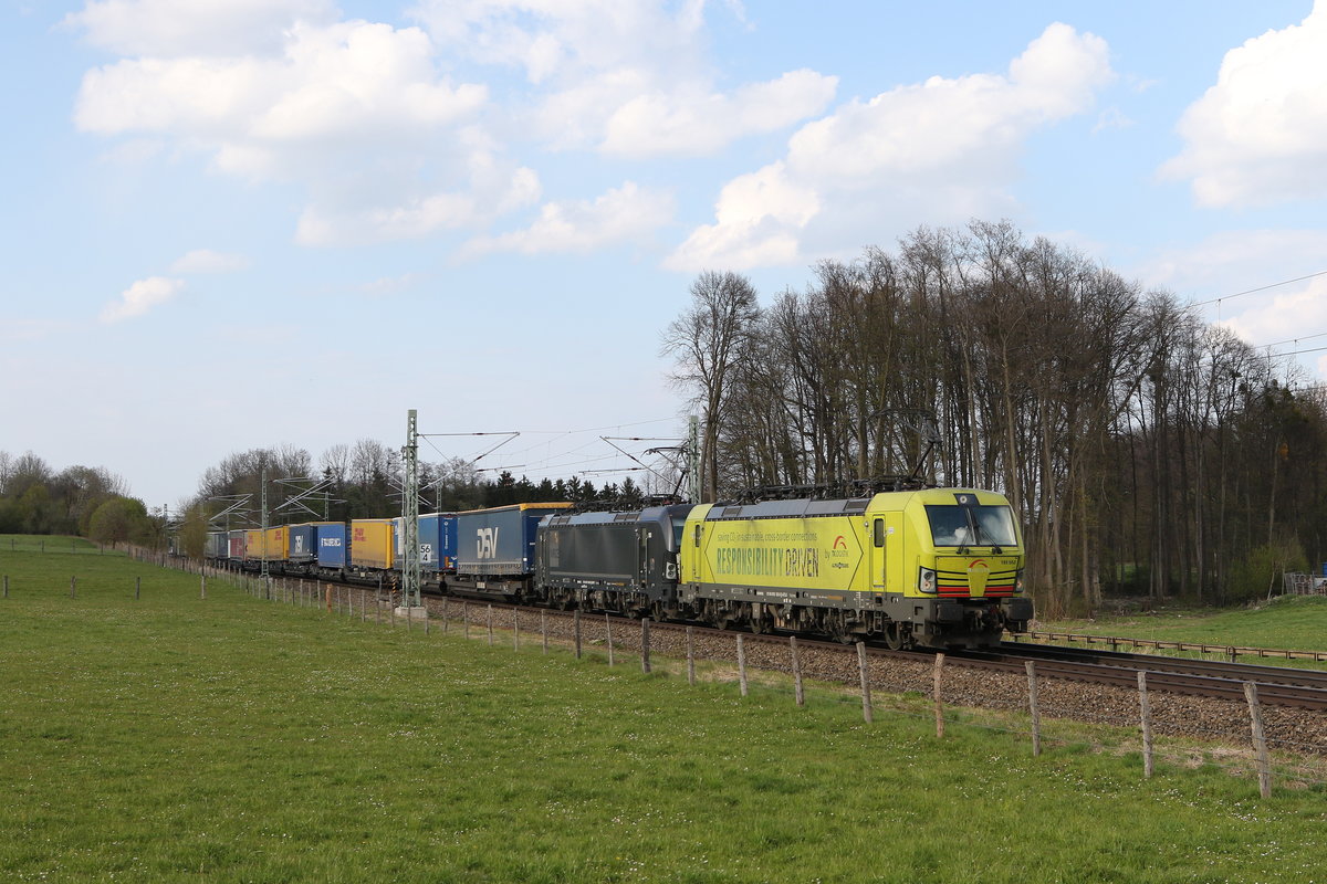 193 553 & 193 xxx waren am 21. April 2021 bei Vogl in Richtung Kufstein unterwegs.