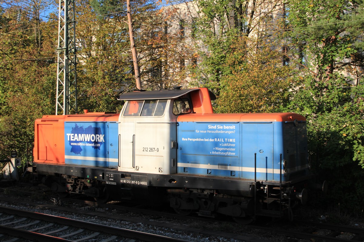 212 267-9 von  Railtime Network  am 26. Oktober 2014 in M�nchen.