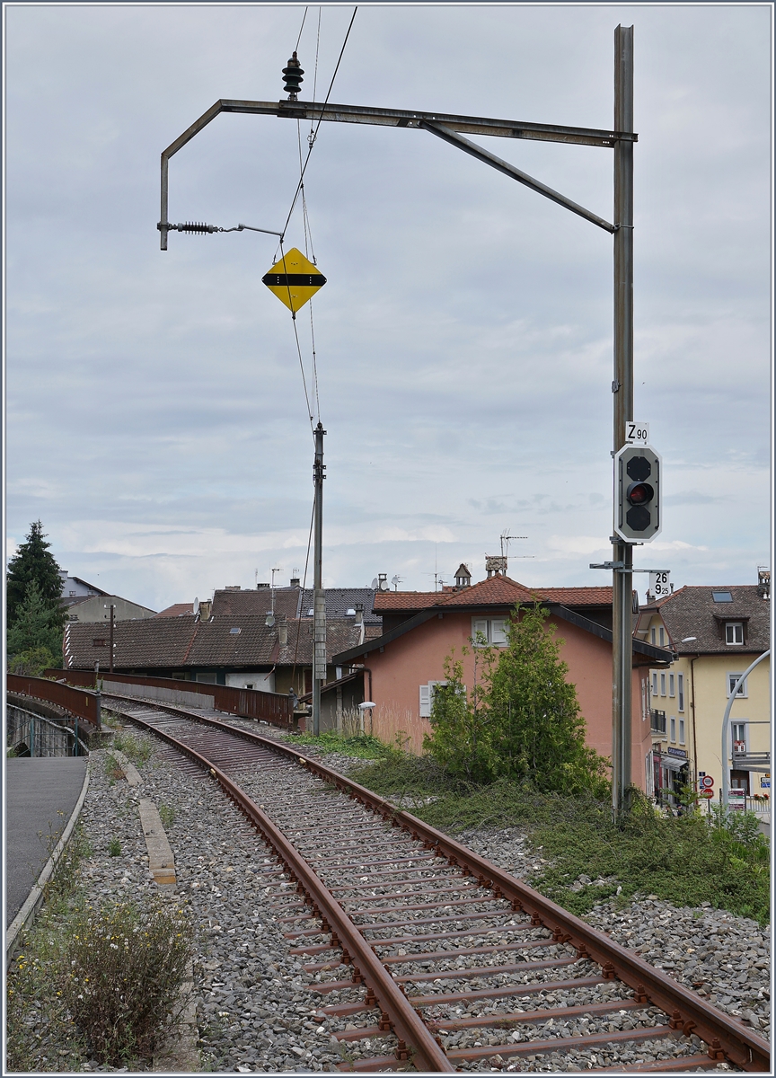 Das Ende der Strecke 130 in St-Gingolph und der Anfang der Hoffnung, dass hier eines Tages wieder Züge verkehren werden. 

15. Juni 2020