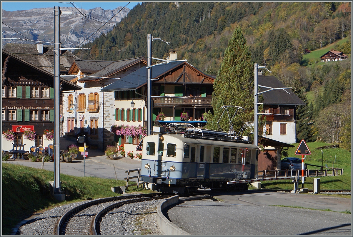 Der ASD BCFe 4/4 N° 1 erreicht Vers l'Eglise.
18. Oktober 2014