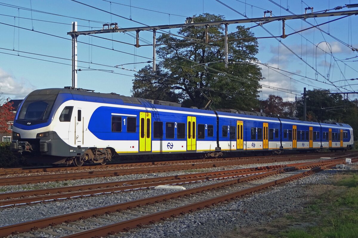 NS 2511 treft am 29 Oktober 2019 in Oss ein.