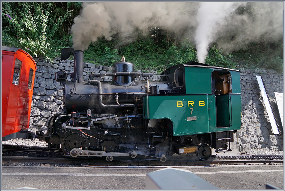 
Schweizer Dampftage Brienz 2018: Die BRB H 2/3 N° 7 in Brienz
30. Juni 2018 