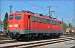 Ende der 110 auf der Gäubahn in Raten.