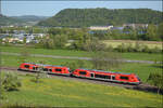 Ade Dieselloch am Hochrhein.

641 016 und 641 015 bei Dogern. April 2026.