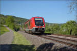 Ade Dieselloch am Hochrhein.

641 039 als Solofahrer bei Dogern. April 2026.