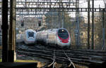 Der Bahnhof Bern -     Eine kleine Serie mit der Einfahrt eines ICE 4 in den Berner Bahnhof.