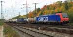 Am 24.10.2015 durchfuhren vier schweizer Lokomotiven innerhalb von 70 Minuten den G�terbahnhof K�ln-Gremberg, die zweite war SBB Cargo 482 019-7 um 14:49 Uhr