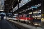 Die Re 4/4 11141 in Basel.