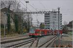 Der asm Be 2/6 510 und der Be 2/6 5x3 erreichen ihr Ziel Biel.
