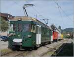 Autour de la voie ferrée / Rund um die eiserne Bahn (Herbstevent 2024) - Für den Kiestransport beschaffte die GFM im Jahre 1972 die beiden Treibwagen mit der Bezeichnung BDe 4/4 141 und 142.