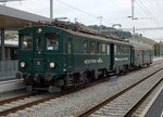 VHE/ Verein Historische Eisenbahn Emmental:  Anl�sslich der Huttwiler Dampftage 2016 fand am 1.