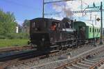 Lok-1 LISE rangiert am Nachmittag von 18 Mai 2025 in Konolfingen -das Ende von  150 Jahre Emmentalbahn .  