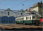 Der BDe 2/4 der (stillgelegten) Wohlen Meisterschwanden Bahn wartet am 11.