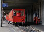 Der Steuerwagen des Rocheres de Naye Belle Epoque Zuges in Montreux.