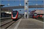 Zumindest für die Bahnsteigfotografie ist die neue Fussgängerbrücke in St.