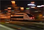 Zug grosser Geschwindigkeit in Z�rich Hbf.