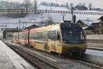 MOB 244/344 treft am Sylvester 2025 in Zweisimmen ein mit ein RB aus Gstaad.