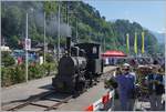 Schweizer Dampftage Brienz 2018: Von Alters her war die Magadino-Ebene eine fruchtbare Landschaft, bis 1515 ein Bergsturz die Gegend verwüstete.