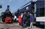 50 Jahre Blonay - Chamby Museumsbahn: Zweimal die SEG G 2 2x 2/2 105: im Original und auf dem Wappen des MVR ABeh 2/6 7503.
