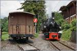 Die Blonay-Cahmby G 2x 2/2 105 und der CEV Gk 38 in Chaulin, zwei Fahrzeuge, die mir seit der Ankunft vor vielen Jahren in der Region vertraut sind.
