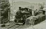 Die BFD HG 3/4 N° 3 wird in Chaulin für die Nachmittgas Fahrten vorbereitet.