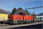 Die SBB Am 841 019-3 (UIC 92 85 8 841 019-3 CH-SBBI) in Martigny.