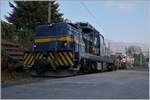 Auf dem letzten Stück der strecke welche früher nach Châtel St-Denis weiterführte ist in St-Légier Gare die MOB Gm 4/4 2003 abgestellt.