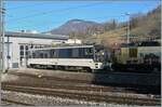 Die GDe 4/4 6005 (und hier nicht zu sehen) weitere GDe 4/4 stehen abgestellt in Chernex.