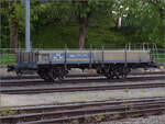 Auch wenn der G�terverkehr bei der CJ mit dem Transportgut Holz und M�ll ein Schattendasein f�hrt und die meisten G�terwagen entsorgt sind, so �berrascht der einsatzbereite, hochbetagte Kb 345 mit