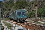 Die BLS Re 4/4 195 erreicht mit dem BDt 957 an der Spitze des Autotunnelzuges AT3 von Brig nach Iselle sein Ziel. 

12. Sept. 2024