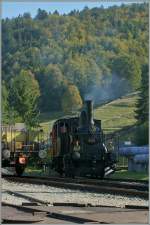 Die CTVJ E 3/3 8494 in Le Pont.