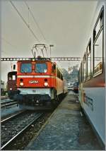 Die Ae 417 192 der GFM in Romont.