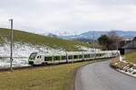 BLS MIKA 528 228 zwischen Schwarzenburg und Lanzenhäusern.