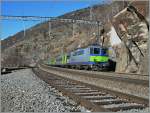 Nach der Eröffnung des LBT und vor der (verspäteten) Ablieferung der  Lötschberger  besorgten kurzzeitig Re 4/4 II mit EW III den RE Verkehr von Brig nach Spiez.
