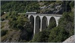Nach dem Erfolg des letzten Jahres zwischen Interlaken und Spiez, erweiterte die BLS dieses Jahres das Programm und lies den  Blauen Pfeil , den BCFe 4/6 736 als Extrazug bis nach Brig fahren.