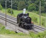 Habersack Eb 3/5 5819 eilt dem gestrandeten GmP in Frick zur Hilfe.