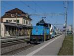 Die Stadler Eea 936 133-8 f�hrt mit einem sechsteiligen Westbahn  Kiss 2  in Richtung St. Margrethen durch den Bahnhof von Rheineck. 

23. M�rz 2021
