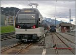 Der neue CEV MVR GTW SURF (S�rie Unifi�e Romande pour R�seau Ferr� m�trique) ABeh 2/4 7504  Vevey  in Blonay.