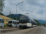 Der noch namenlose SURF ABeh 2/6 7503 ist in Blonay eingetroffen und wird für die Rückfahrt nach Vevey vorbereiet.