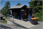 Haut de Caux  Vers chez Claude  mit der interessanten Bahnsteiglänge von etwa vier Meter.