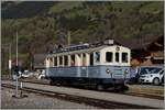 Der historische ASD ABDe 4/4 1 kann in Les Diablerets bestaunt werden.