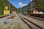 Am Bahnsteig von Le Ch�telard.